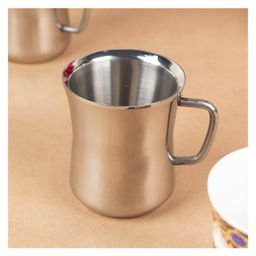 VONCASA Stainless Steel Solid Tea & Coffee Mugs ( Set Of 2, 300 ml, Silver Color )-image-17