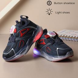 FEETWELL SHOES Colour Blocked LED Shoes - Navy Blue-image-31