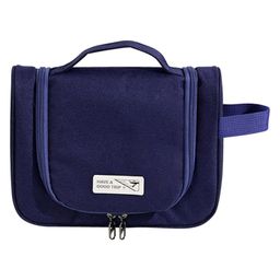 FunBlast Multipurpose Toiletry Bag with Mesh Pockets for Men and Women Navy Blue-2