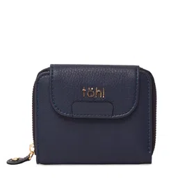 tohl Women Blue Solid Finsbury Zip Around Wallet-picture-0