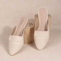 Metro Pointed Toe Block Mules-18