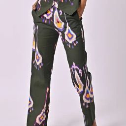 The Missy Co. Green Printed Pants-picture-39