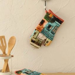 House This The Shophouses Multicolor Cotton Gloves - Set of 2-image-48