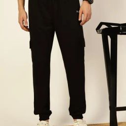 Thomas Scott Black Regular fit Solid Jogger-image-95