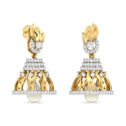 PC Jeweller Vahni 18k Gold Earrings for Women-image-19