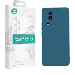 Sprig TPU Matte Back Cover for IQOO Neo 7 5G (Blue)-image-91