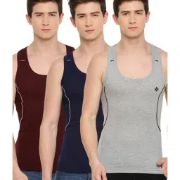 Dollar Bigboss Multicolor Regular Fit Vests (Pack of 3)-image-13