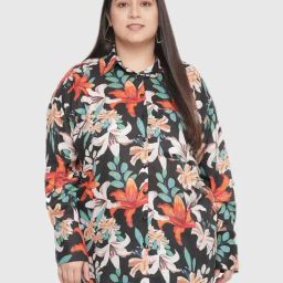 Oxolloxo Multicolor Floral Print Shirt-image-64
