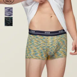 XYXX Multicolor Heathered Trunks - Pack of 3-picture-48