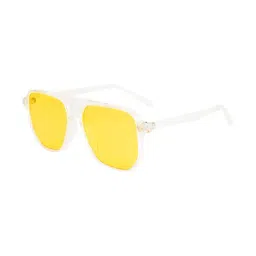 Ted Smith Yellow Square Unisex Sunglasses-22