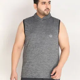 Chkokko Dark Grey Regular Fit T-Shirt-image-20