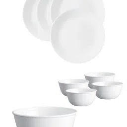 Corelle Livingware 9 Pc Basic, Mini, Starter Dining Set Set-Winter Frost White-32