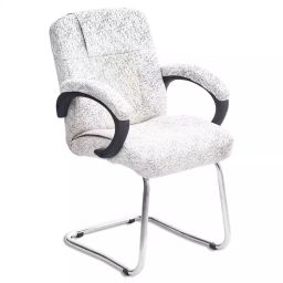 Ib basics White leatherette Office Visitor Chair-image-57