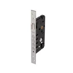 Hafele Stainless Steel 85 mm C to C 55 mm Backset Mortise Cylinder Lock, 911.18.040-17