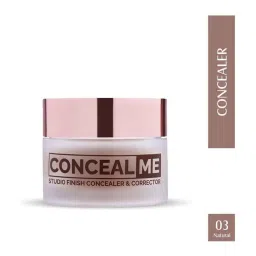 Glam21 Conceal Me Studio Finish Concealer & Corrector 03 Natural - 7 gm image 2