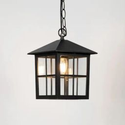Whispering Homes Black Metal PostOffice Outdoor Hanging Light-image-72