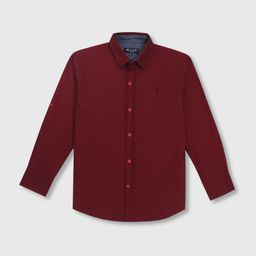 Gini and Jony Boys Maroon Casual Shirt-71