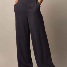 Only Black High Rise Wide Pull On Pants-image-52