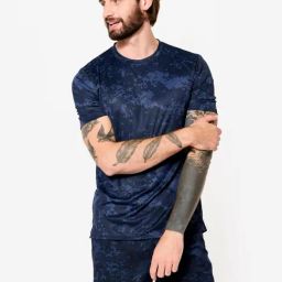 DOMYOS By Decathlon Men Navy Blue Regular Fit T-Shirt-picture-41