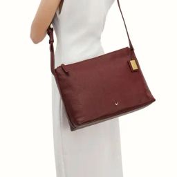 Hidesign Akasaka 04 Large Womens Shoulder Bag - Marsala-image-10