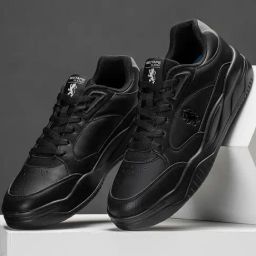 Red Tape Men's Hustle Collection Black Casual Sneakers-78