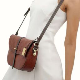 Hidesign Wabi Sabi Brown Solid Medium Sling Handbag-picture-30