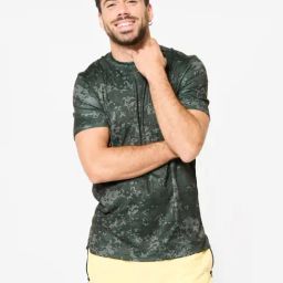 DOMYOS By Decathlon Men Khaki Regular Fit T-Shirt-9