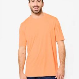 DOMYOS By Decathlon Men Orange Regular Fit T-Shirt-picture-39