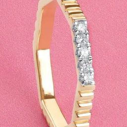 Mia by Tanishq 14k (585) Yellow Gold Ring for Women-picture-10