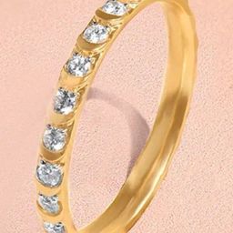 Mia by Tanishq 14k (585) Yellow Gold Ring for Women-picture-49