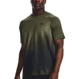 Under Armour Green Loose Fit Printed Sports T-Shirt-picture-4