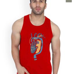 SLOWLORIS Men Pack Of 2 Printed Combed Cotton Bio-Wash Innerwear Vests-picture-15