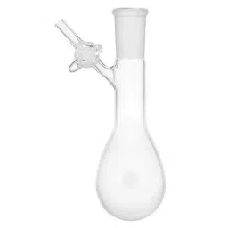 ABGIL Kjeldahl Flask, Schlenk with Interchangeable Joint 1 L Transparent Borosilicate Glass Joint Size B24, FK-319-03-11