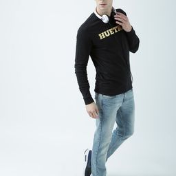 Huetrap Men Black Printed Sweatshirt-image-95