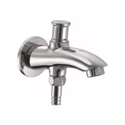 PLUMBER ANGEL Wall Spout with Button Attachment for Shower with Wall Flange, ANG-4106-picture-4