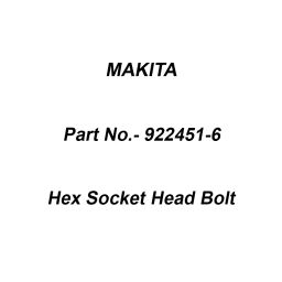 Makita Hex Socket Head Bolt Size M8x30 for HM1202C, Part No 922451-6-10