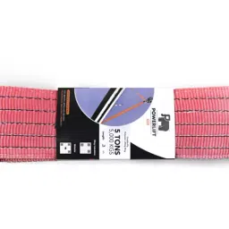 POWERLIFT 5000 Kg (5 Ton) x 10 Mtr Polyester Red Flat Webbing Sling-picture-16