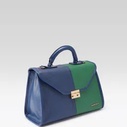 Allen Solly Colourblocked Structured Satchel image 4
