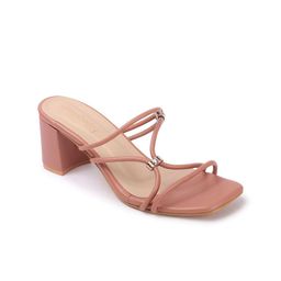 DressBerry Textured Party Block Sandals-41