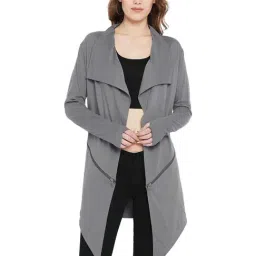 Hypernation Grey Cotton Shrug-24