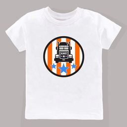 KAVEE Kids Printed Pure Cotton Applique T-shirt-image-45