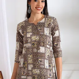 Moda Rapido Women Floral Print Crepe Top-picture-16