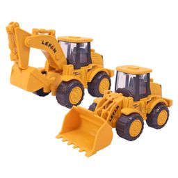 Toyshine Friction Powered Construction Vehicles Pack of 2 - Yellow-20