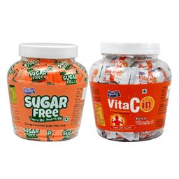 Derby Combo Pack Of Sugar Free Orange Candy and Vitacin Jar Pack Of 2-image-97