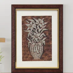 shree kala home décor Shree Kala Home Decor Mandrake Embossed Foil Egyptian Painting Medium-picture-17