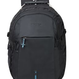 Baby Girl Stryker Polyester RexinCollege Office Casual Backpack For Unisex | Office Bag For Men & Women (Large | Black & TurkishBlue) - Height 18 Inches-image-85