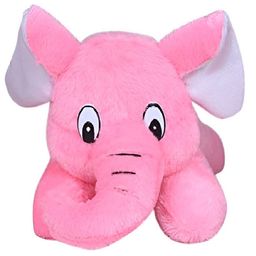 Tickles Elephant Soft Stuffed Plush Animal Toy For Kids Boys & Girls Birthday Gift (Color: Pink Size: 28 cm)-25