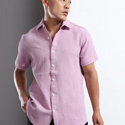 THE BEETEL HOUSE Men Textured Casual Shirt-image-46