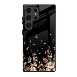 QRIOH Floral Printed Samsung Galaxy S24 Ultra 5G Back Case Mobile Accessories-image-82