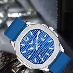 Abrexo Men Dial & Straps Sillicon Analogue Watch Abx6600-image-88